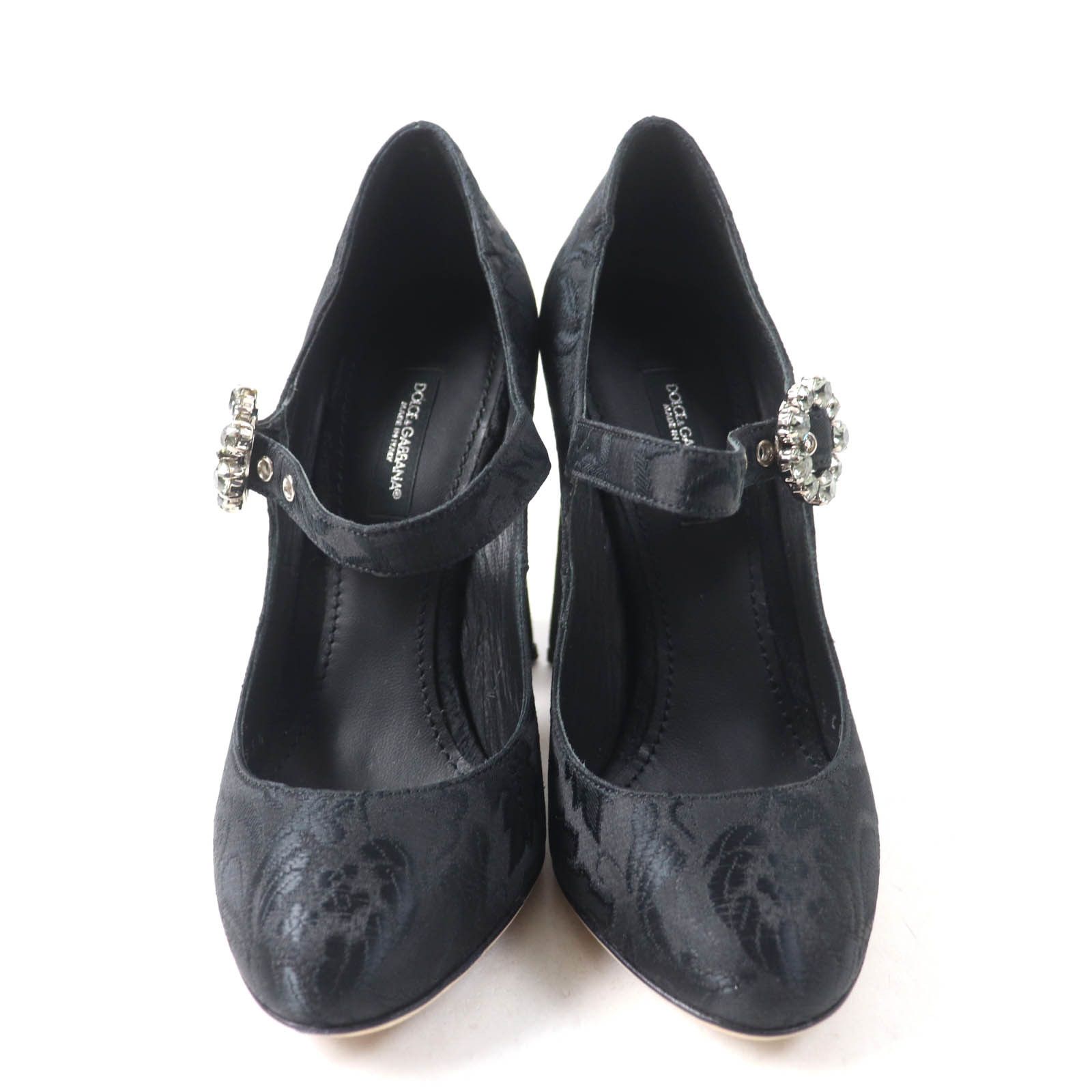 Dolce & Gabbana Dolce & Gabbana Dolce&Gabbana Crystal Buckle Flower Embroidery polyester silk Pumps Others Shoes DUTY FREE for USA Size ONE SIZE - 4 Thumbnail