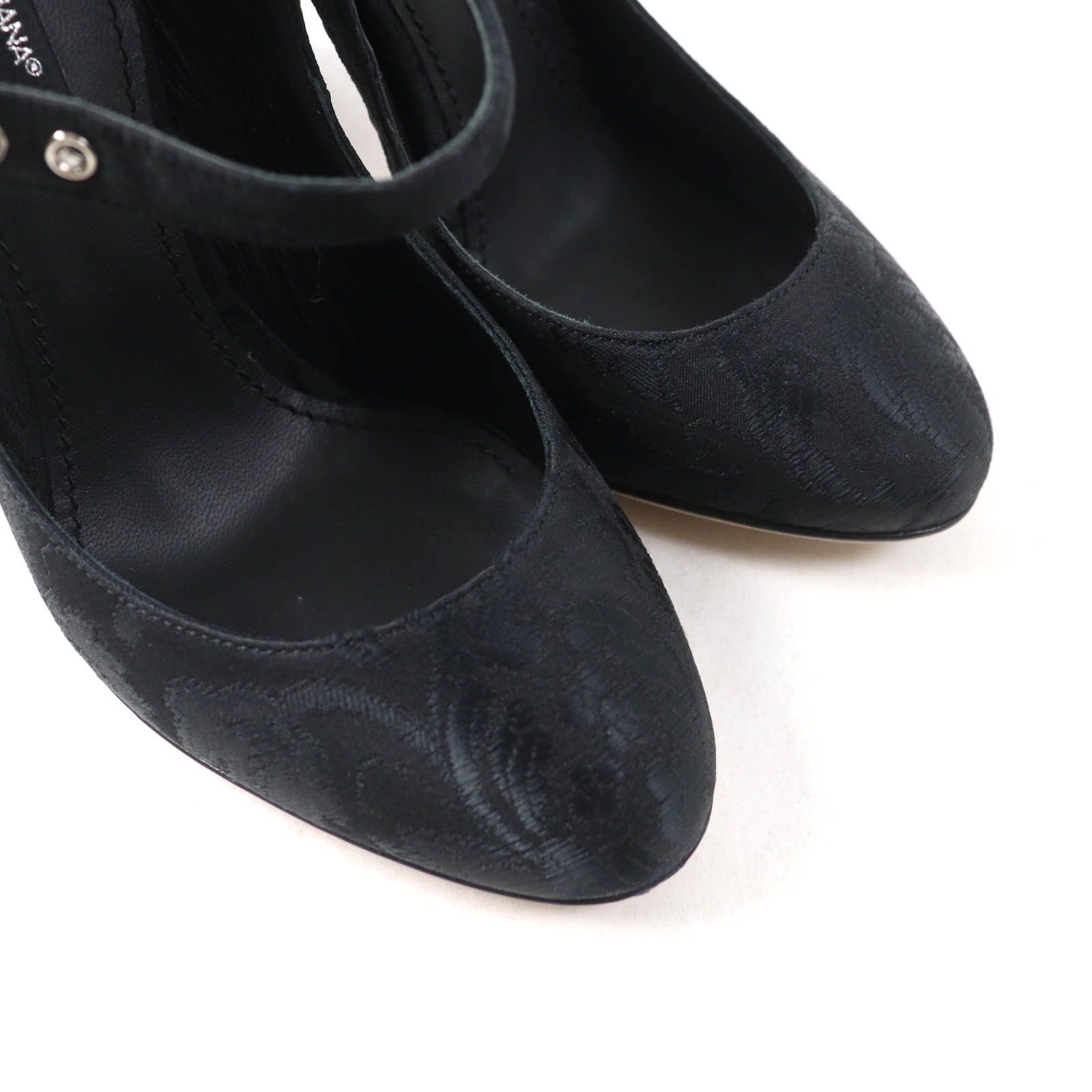Dolce & Gabbana Dolce & Gabbana Dolce&Gabbana Crystal Buckle Flower Embroidery polyester silk Pumps Others Shoes DUTY FREE for USA Size ONE SIZE - 8 Thumbnail