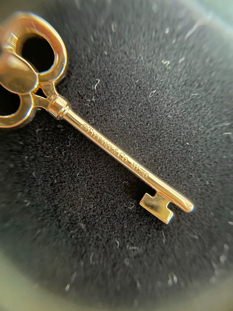 Tiffany & Co. Tiffany Rose Gold Key Necklace with Box Size ONE SIZE - 4 Thumbnail