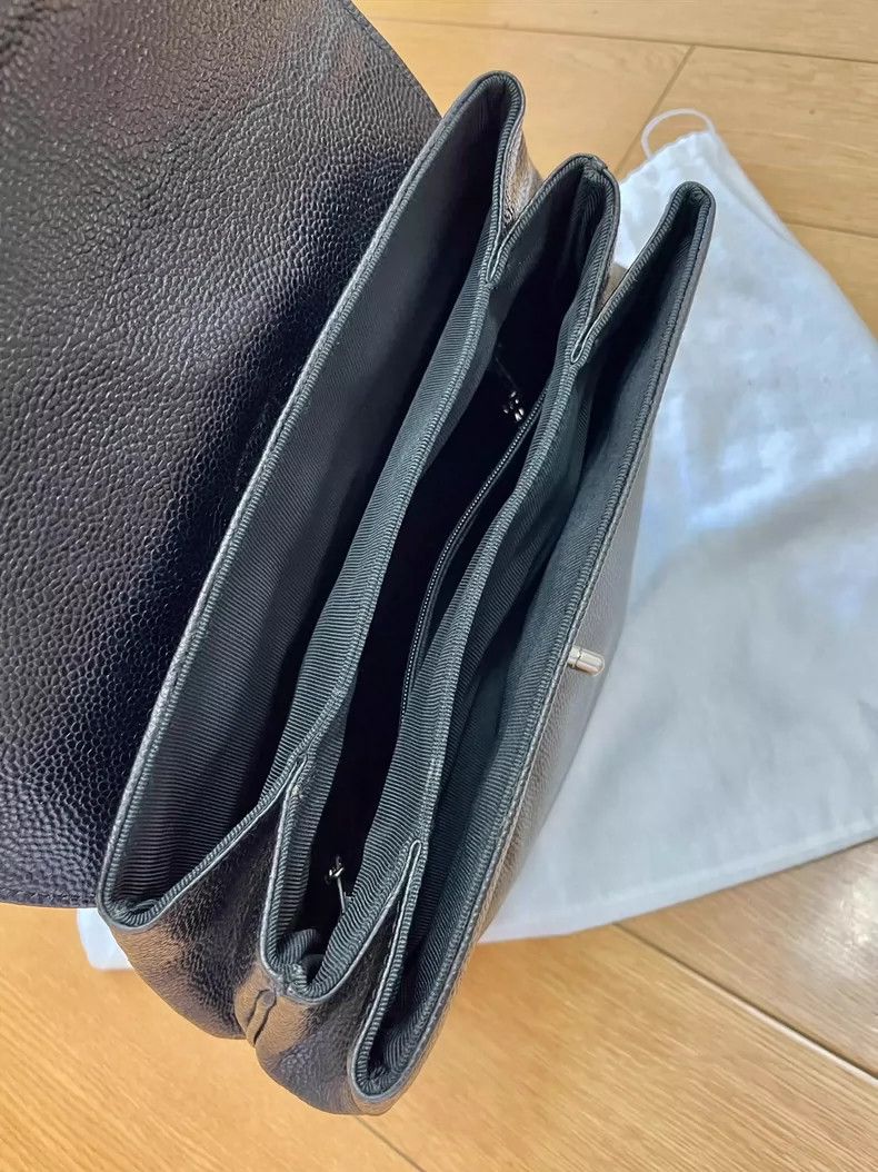 Chanel Chanel Black Caviar Leather Backpack Size ONE SIZE - 7 Thumbnail