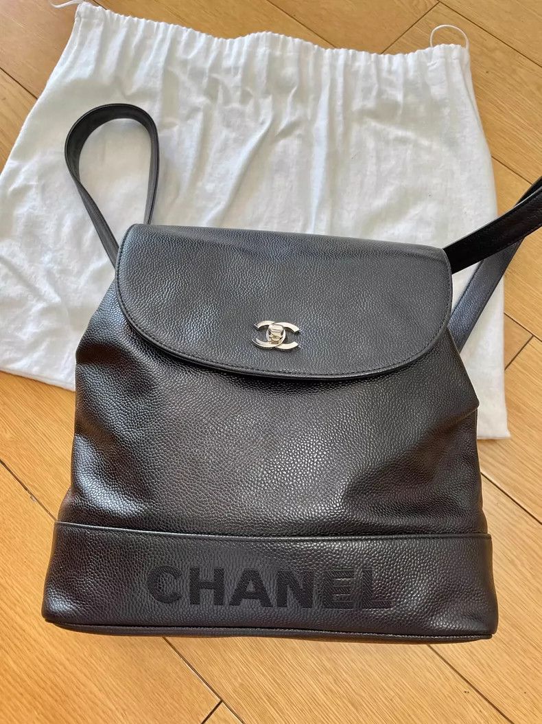 Chanel Chanel Black Caviar Leather Backpack Size ONE SIZE - 2 Thumbnail