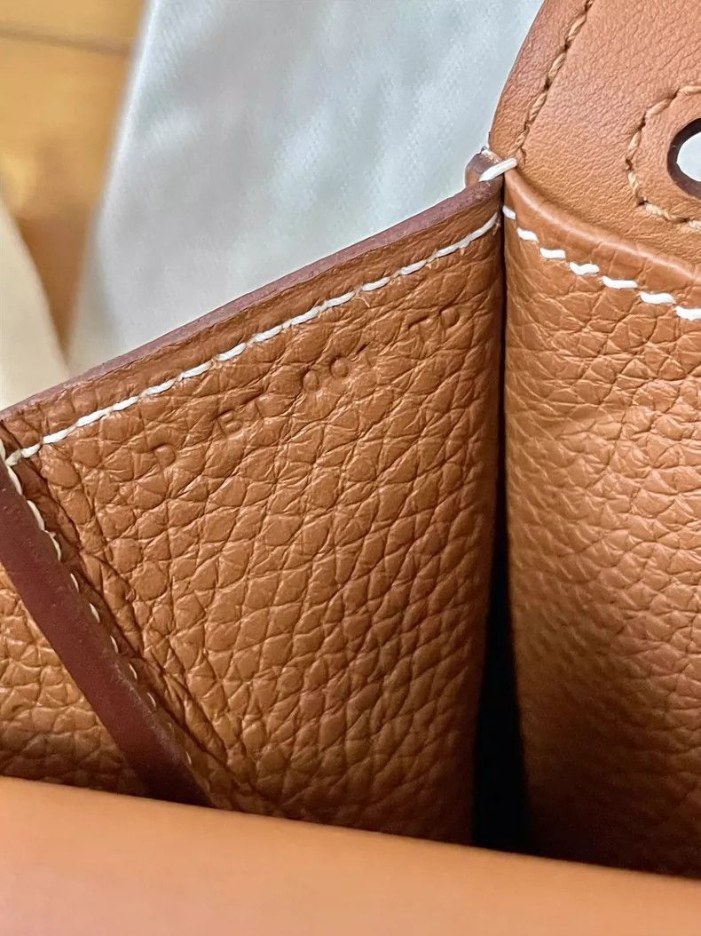 Hermes Hermes Halzan31 Bag with Gold Buckle Size ONE SIZE - 6 Thumbnail