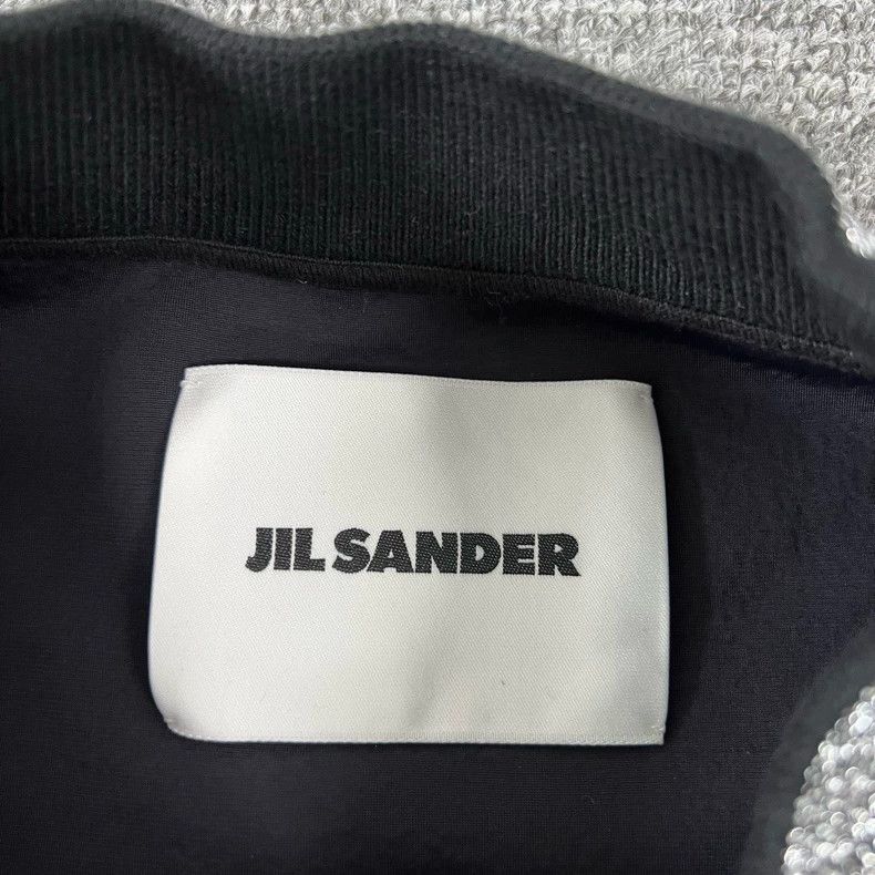 Jil Sander Silver Glitter Short Sleeve Sweatshirt Size US M / EU 48-50 / 2 - 7 Thumbnail
