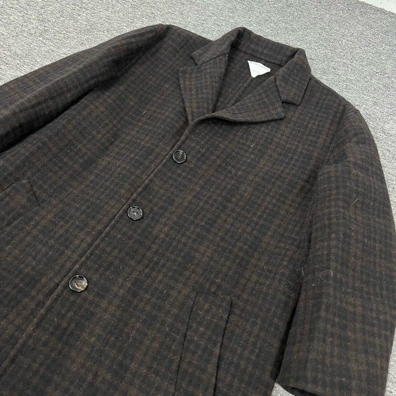 Bottega Veneta Bottega Veneta Plaid Wool Coat for Men Size US L / EU 52-54 / 3 - 3 Thumbnail