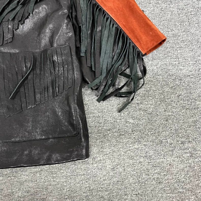 Gucci Gucci Suede and Leather Fringe Jacket Size US M / EU 48-50 / 2 - 5 Thumbnail