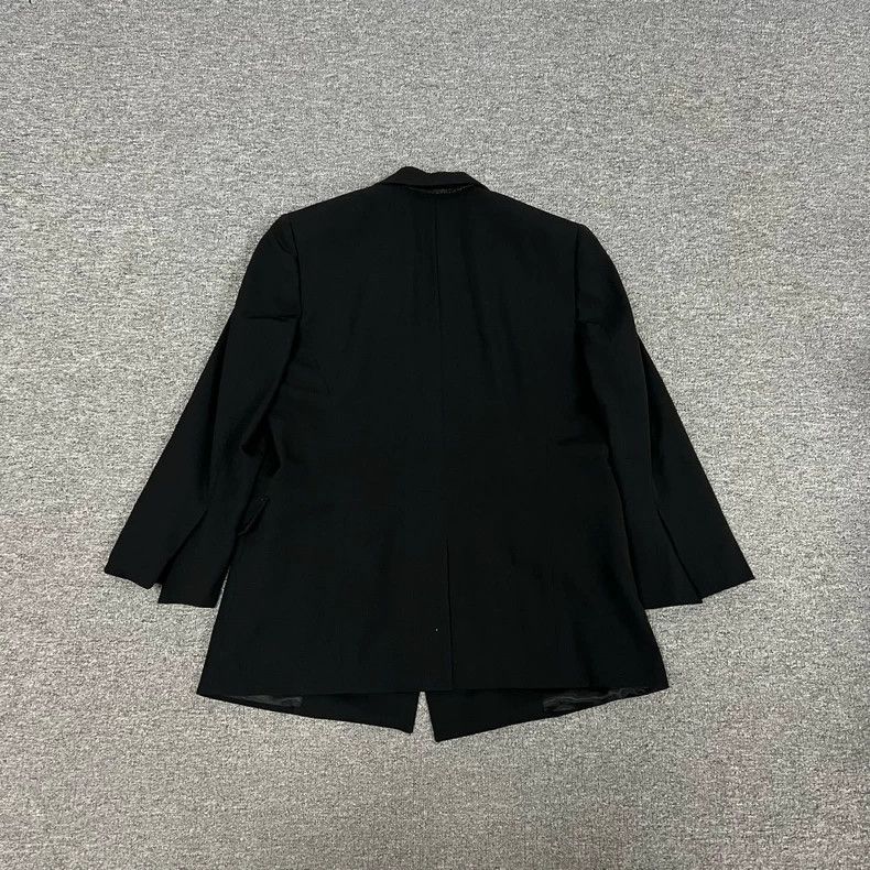 Bottega Veneta Bottega Veneta Black Wool Blazer Jacket Size US M / EU 48-50 / 2 - 2 Thumbnail