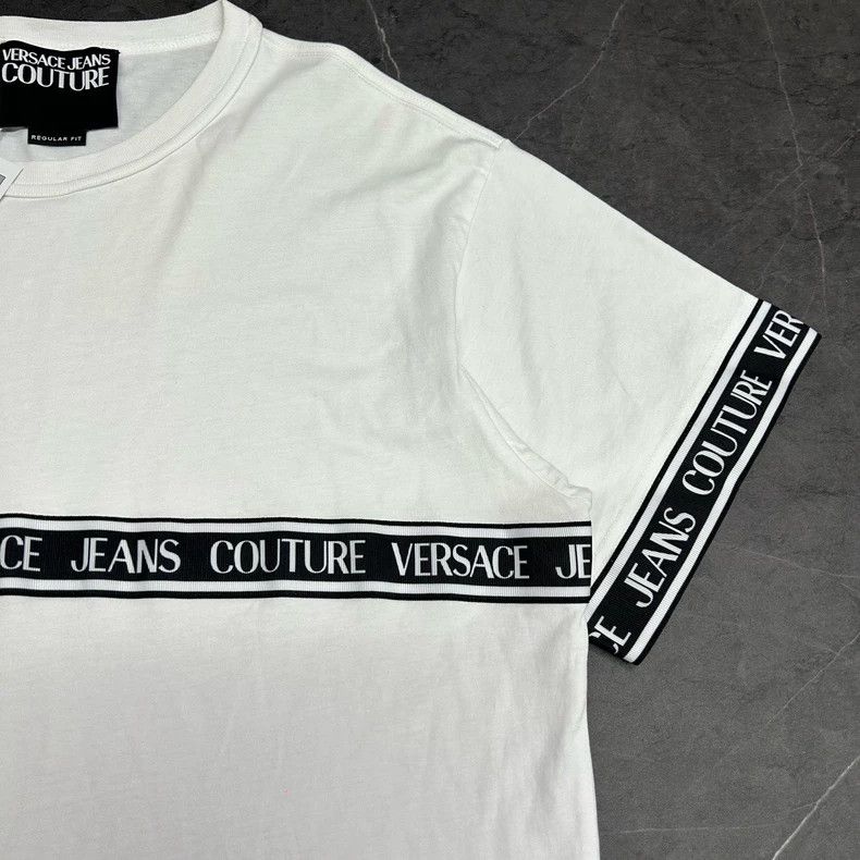 Versace Versace Round Neck Logo Short Sleeve T-shirt Size US L / EU 52-54 / 3 - 3 Thumbnail