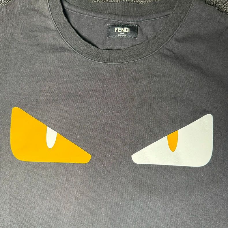 Fendi Fendi Short Sleeve Monster T-Shirt Size L Size US L / EU 52-54 / 3 - 3 Thumbnail