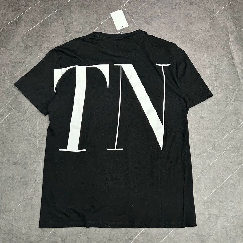 Valentino Valentino Black Short Sleeve Logo T-Shirt Size US XL / EU 56 / 4 - 2 Thumbnail
