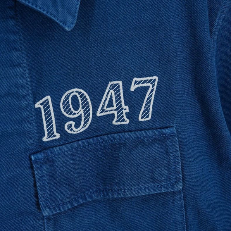Dior Dior 1947 Embroidered Logo Jacket in Blue Size US L / EU 52-54 / 3 - 5 Thumbnail