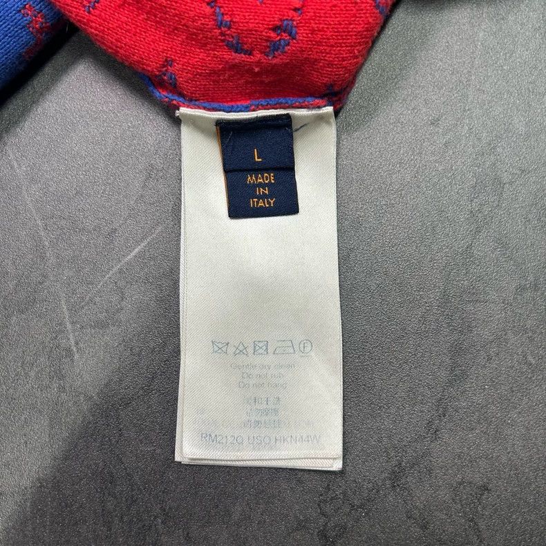 Louis Vuitton Louis Vuitton Gradient Blue Red Knit Sweater Size US L / EU 52-54 / 3 - 6 Thumbnail
