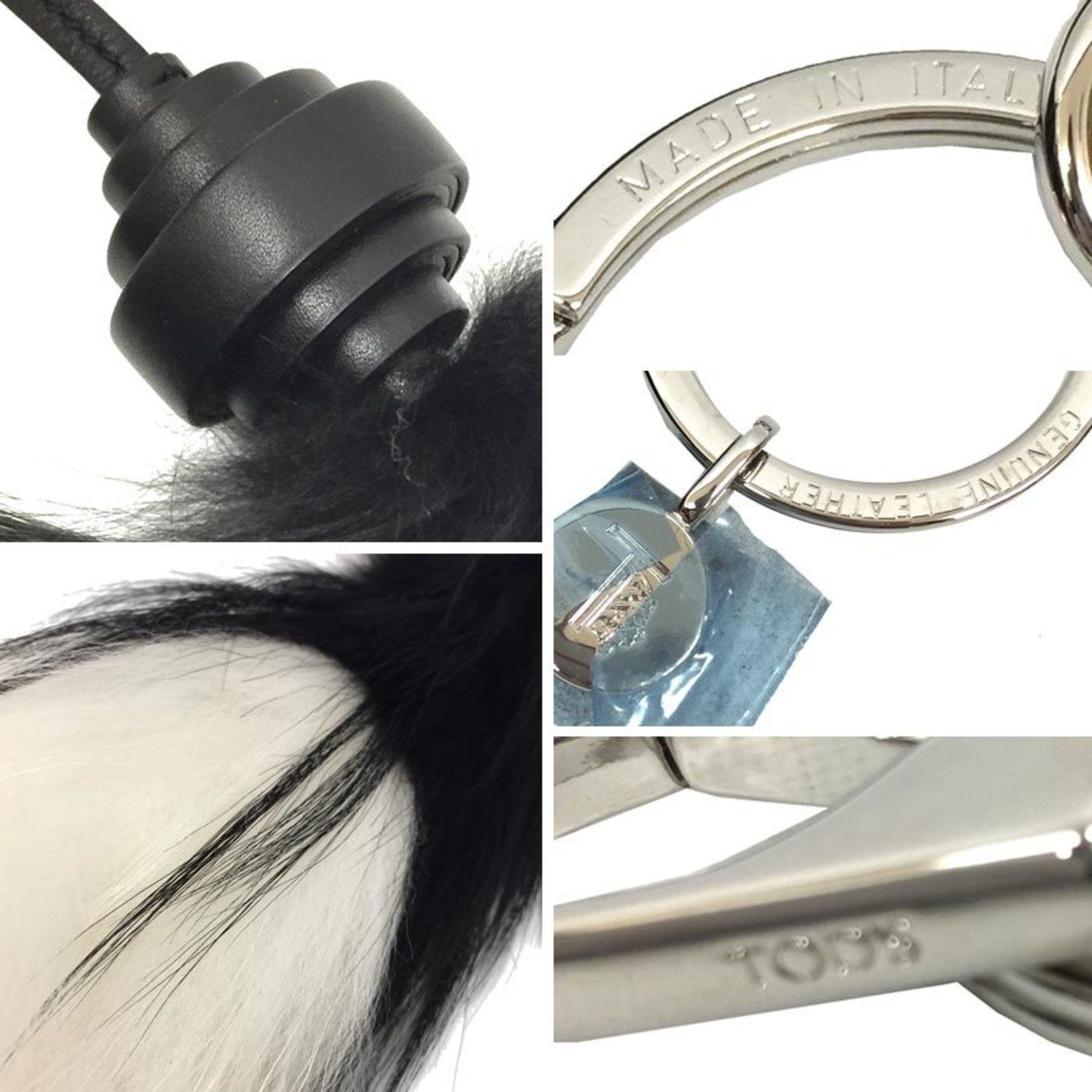 Tod's TOD'S Fur Charm Key Ring Holder Wallet 11602 Size ONE SIZE - 3 Thumbnail