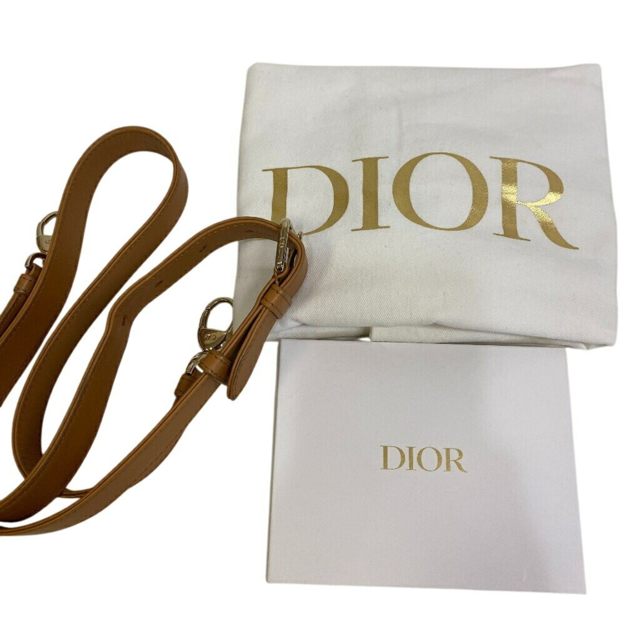Dior Christian Dior M05650MBDM925 2way Medium Bag Cannage Shoulder Women's Beige Size ONE SIZE - 13 Thumbnail