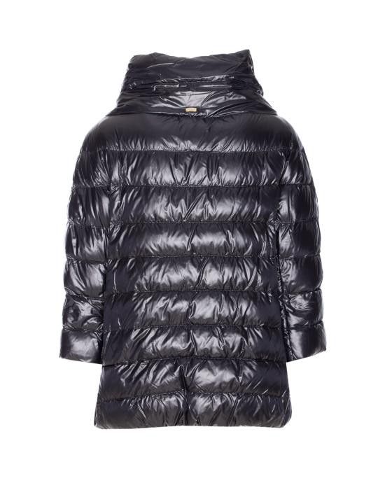 Herno HERNO Women Bubble Jackets PI0043DIC 12017Z9300 Black Size S / US 4 / IT 40 - 2 Thumbnail