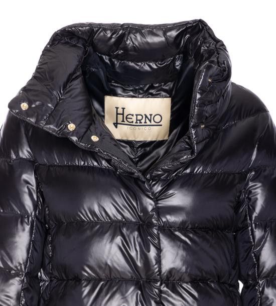 Herno HERNO Women Bubble Jackets PI0177DIC 12017Z9300 Black Size M / US 6-8 / IT 42-44 - 4 Thumbnail