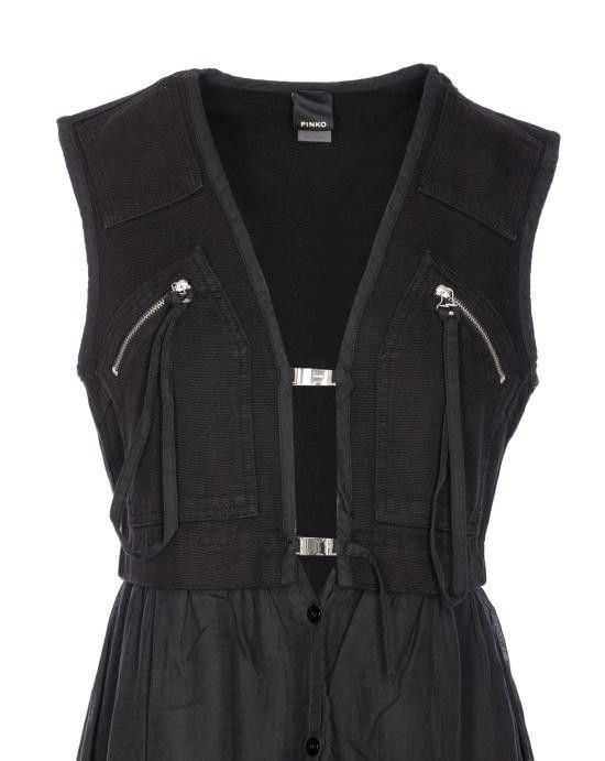 Pinko PINKO Women Mid Skirts 105246 A2MIZ99 Black Size XS / US 0-2 / IT 36-38 - 4 Thumbnail