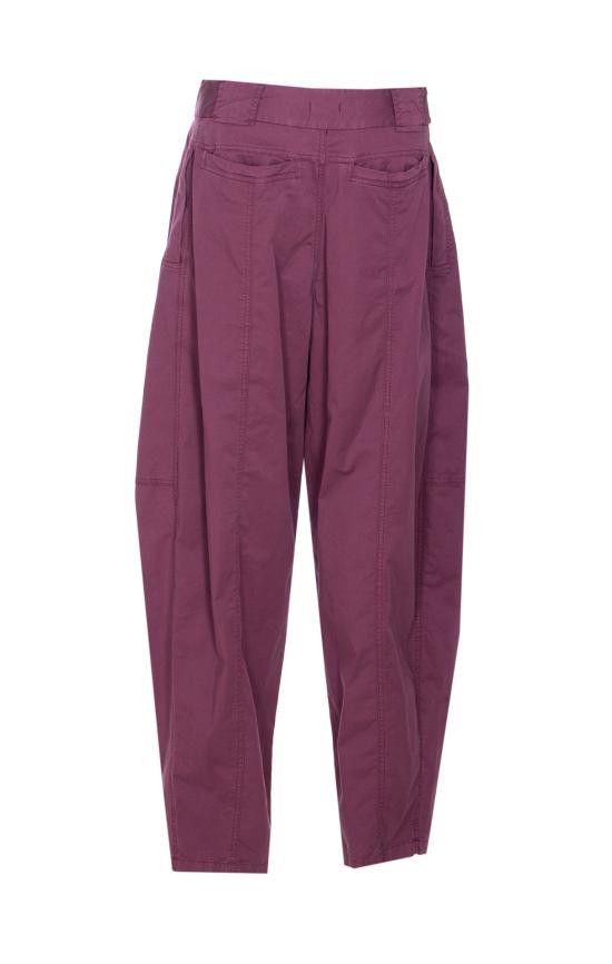 Pinko PINKO Women Straight Pants 105139 A2L8R62 Purple Size 27" / US 4 / IT 40 - 2 Thumbnail