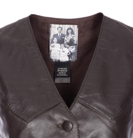 Pinko PINKO Women Vests 105089 A2JNM21 Brown Size S / US 4 / IT 40 - 4 Thumbnail