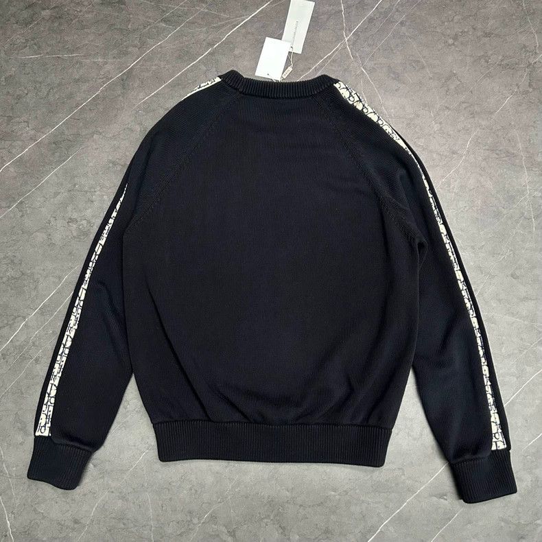 Dior New DIOR Logo Knit Sweater in Black Size US XL / EU 56 / 4 - 2 Thumbnail