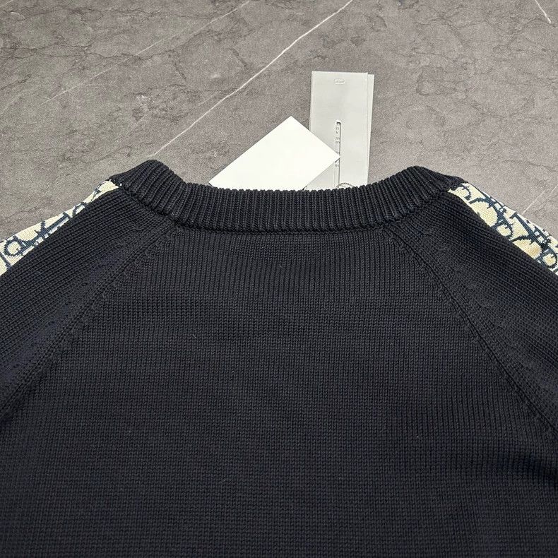 Dior New DIOR Logo Knit Sweater in Black Size US XL / EU 56 / 4 - 4 Thumbnail