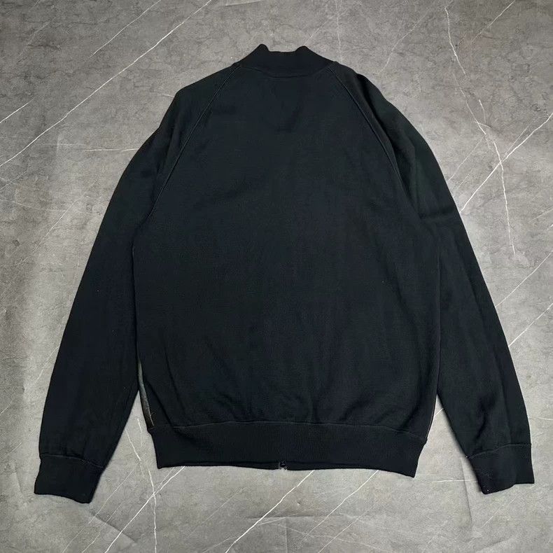 Louis Vuitton Louis Vuitton Embossed Logo Leather Wool Jacket Size US L / EU 52-54 / 3 - 5 Thumbnail