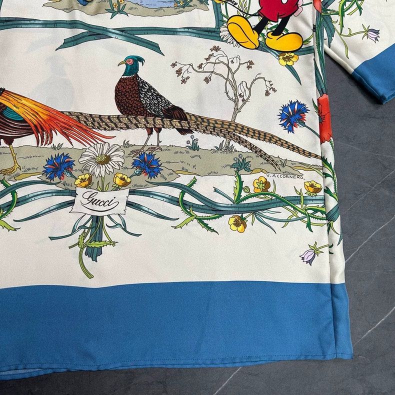 Gucci GUCCI Disney Silk Short Sleeve Pajamas Size US M / EU 48-50 / 2 - 5 Thumbnail