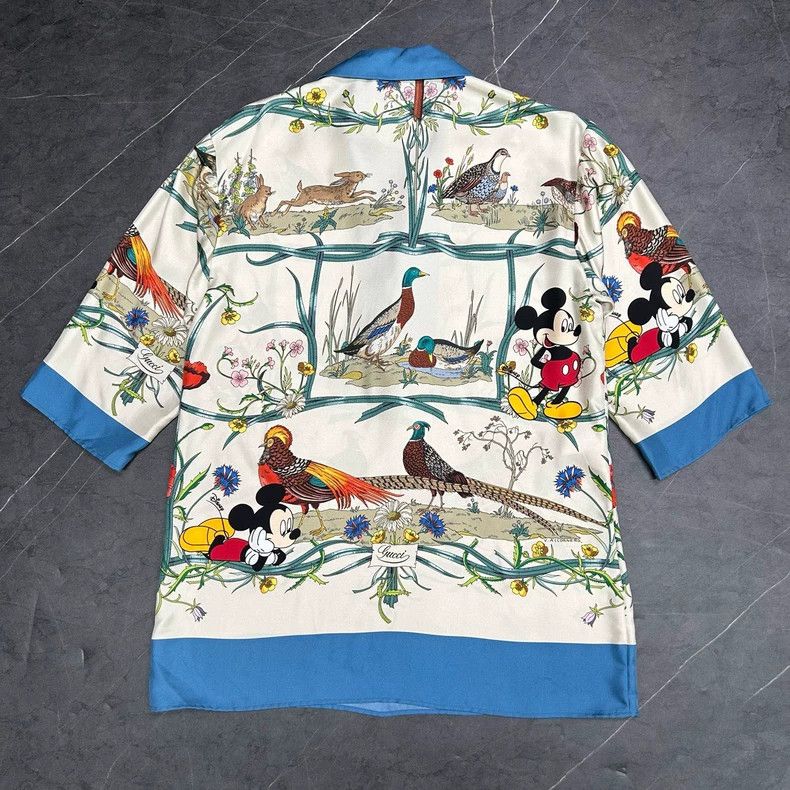 Gucci GUCCI Disney Silk Short Sleeve Pajamas Size US M / EU 48-50 / 2 - 2 Thumbnail