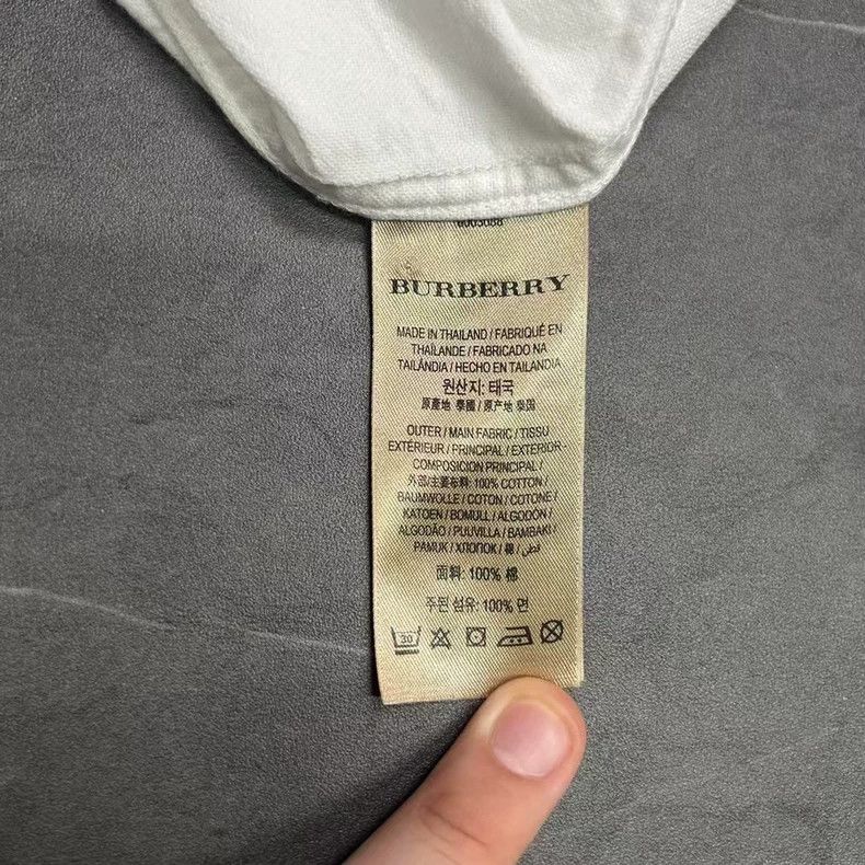 Burberry BURBERRY Check Long Sleeve Shirt XL Size US XL / EU 56 / 4 - 6 Thumbnail