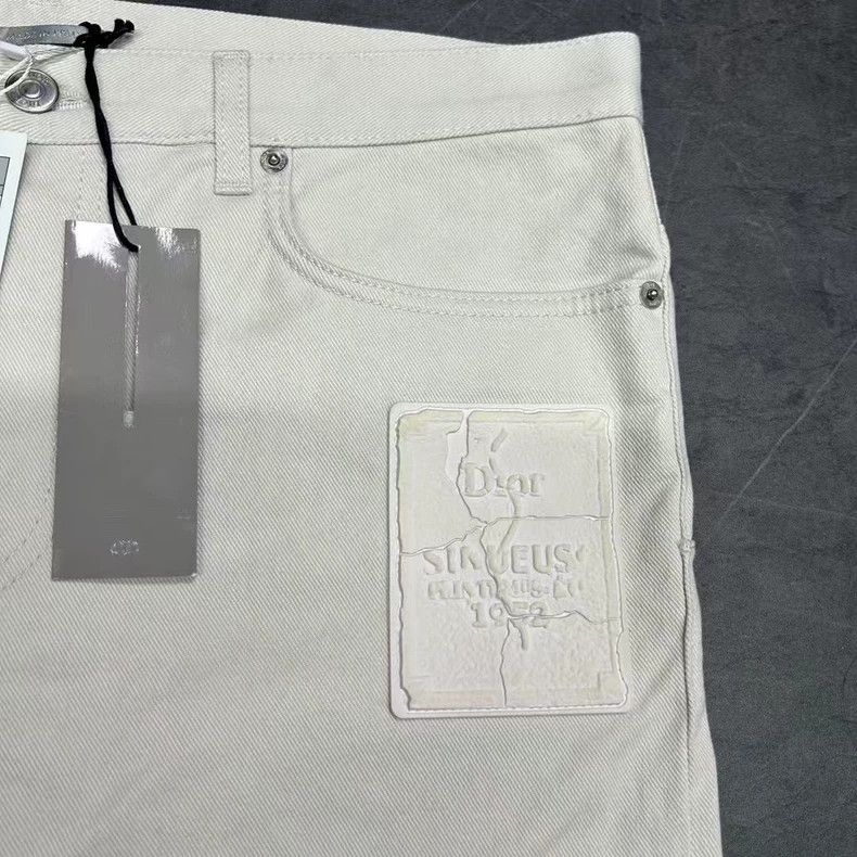 Dior New Dior White Denim Pants Size 32 Size US 32 / EU 48 - 5 Thumbnail