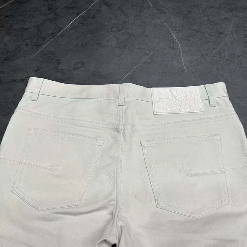 Dior New Dior White Denim Pants Size 32 Size US 32 / EU 48 - 6 Thumbnail
