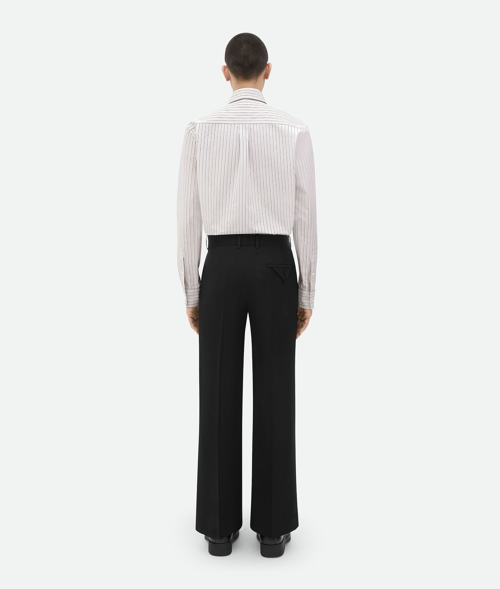 Bottega Veneta viscose and silk flared pants Size US 30 / EU 46 - 3 Thumbnail