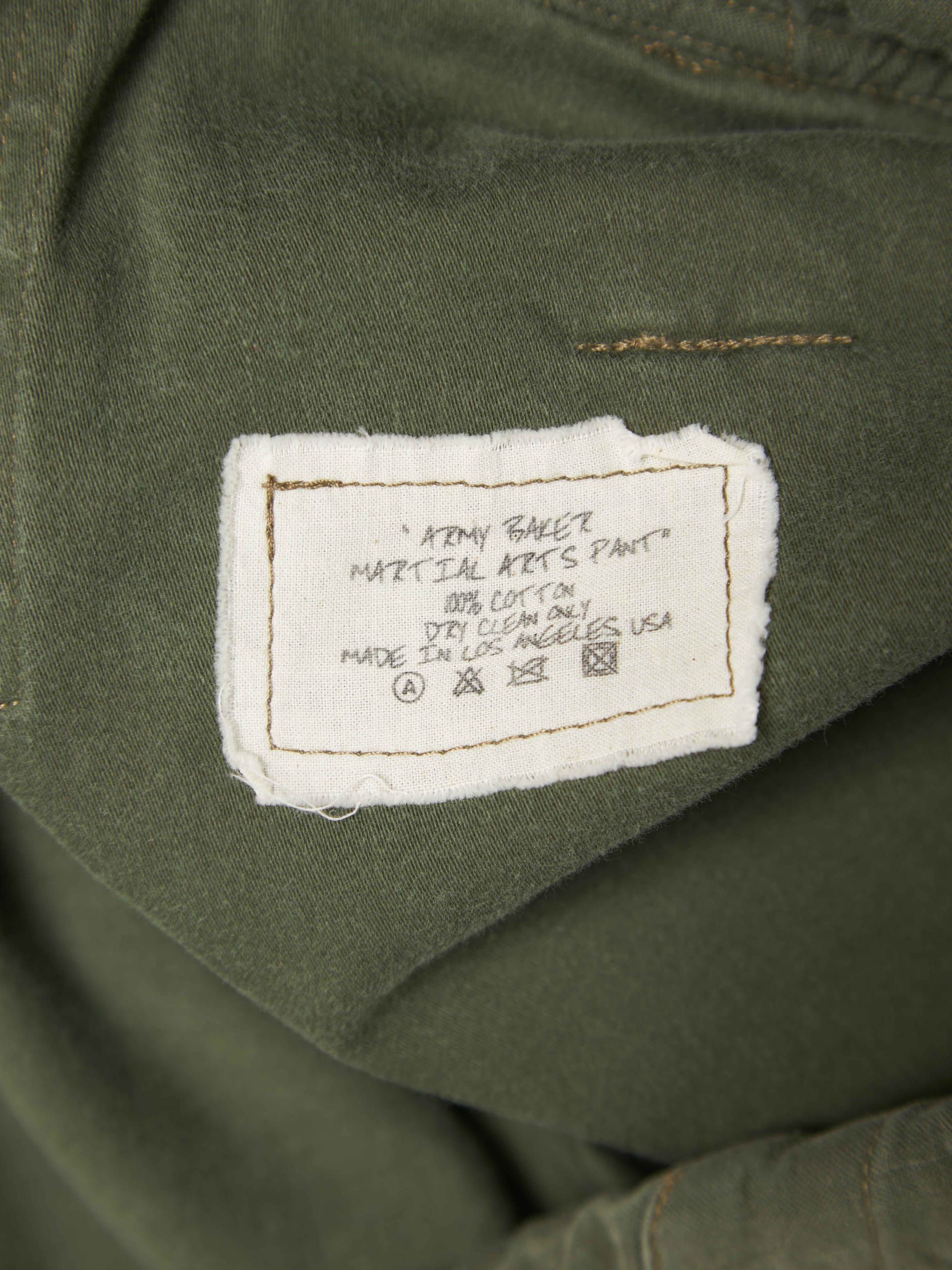 Greg Lauren Army Baker Martial Arts Pants Size US 30 / EU 46 - 5 Thumbnail