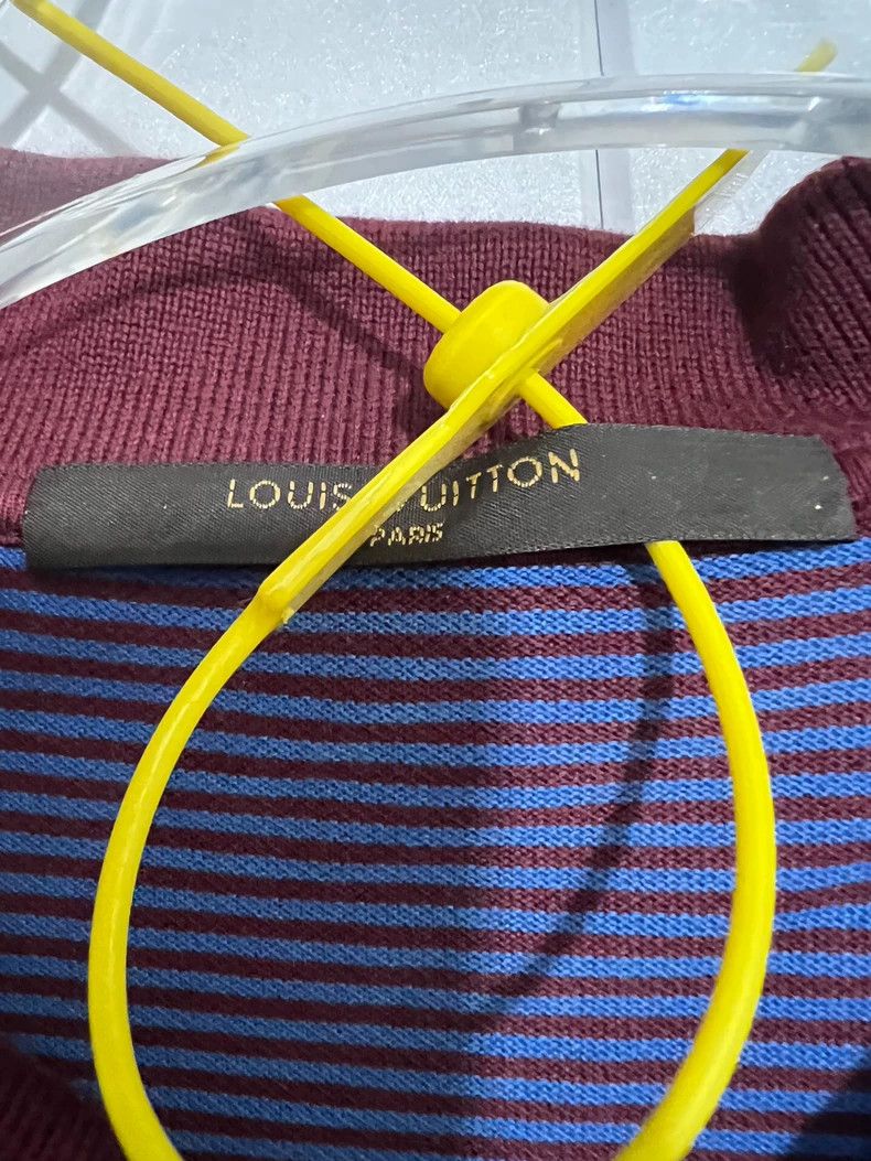 Louis Vuitton Louis Vuitton Stripe Polo Shirt with Logo Size US XXL / EU 58 / 5 - 4 Thumbnail