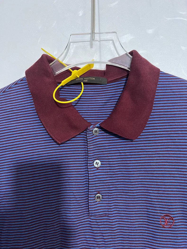 Louis Vuitton Louis Vuitton Stripe Polo Shirt with Logo Size US XXL / EU 58 / 5 - 3 Thumbnail