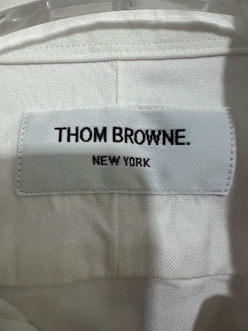 Thom Browne Thom Browne Long Sleeve Shirt with Stripes Size US S / EU 44-46 / 1 - 3 Thumbnail
