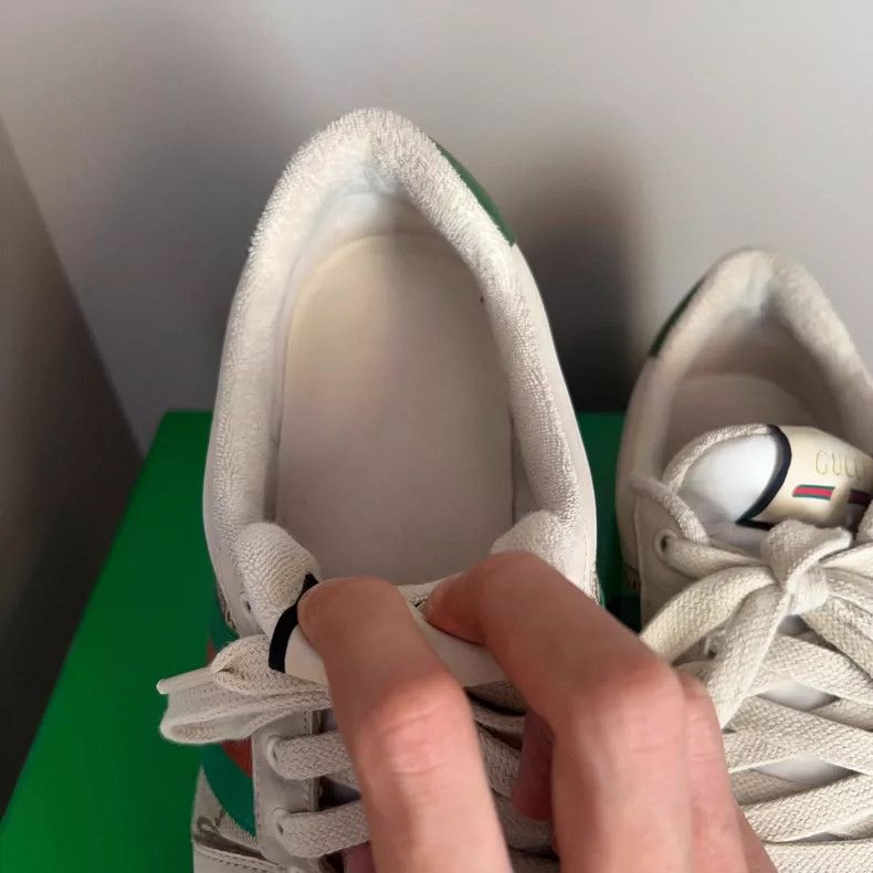 Gucci GUCCI Screener Leather Sneakers for Men Size US 9 / EU 42 - 9 Thumbnail