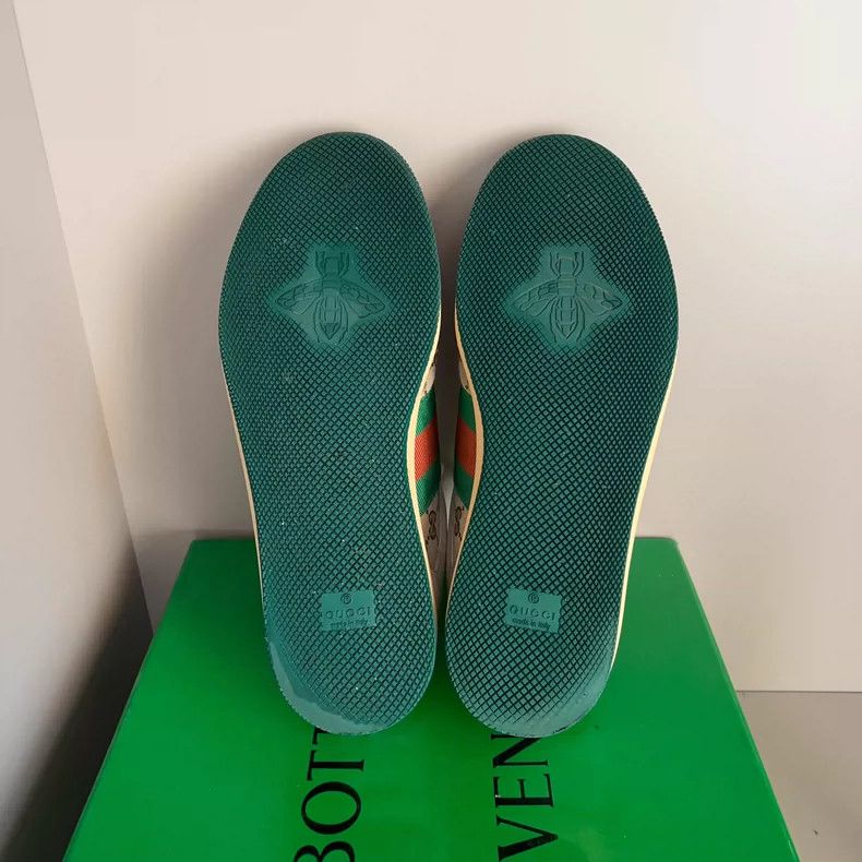 Gucci GUCCI Screener Leather Sneakers for Men Size US 9 / EU 42 - 6 Thumbnail