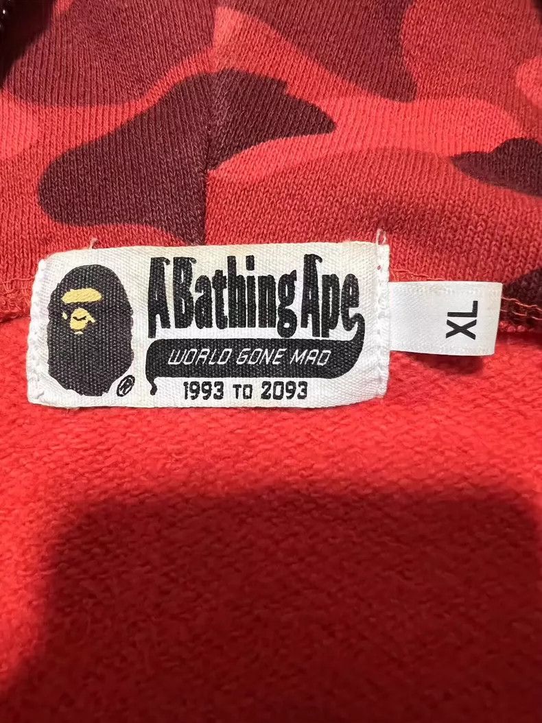 Bape Bape Red Camouflage Tiger Head Jacket Size US XL / EU 56 / 4 - 5 Thumbnail