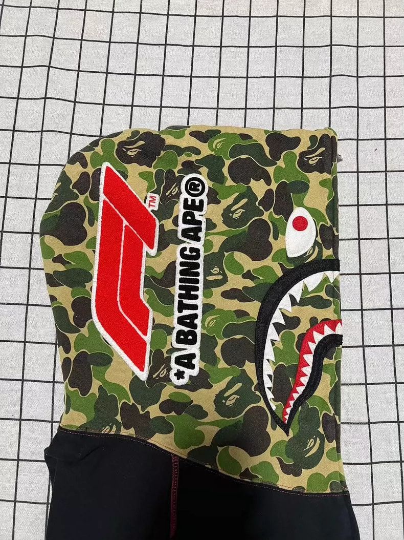 Bape Bape F1 Collaboration Shark Hoodie Rare XXL Size US XXL / EU 58 / 5 - 5 Thumbnail