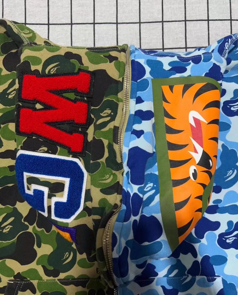 Bape Bape Shark Camouflage Hoodie Jacket Size US L / EU 52-54 / 3 - 4 Thumbnail