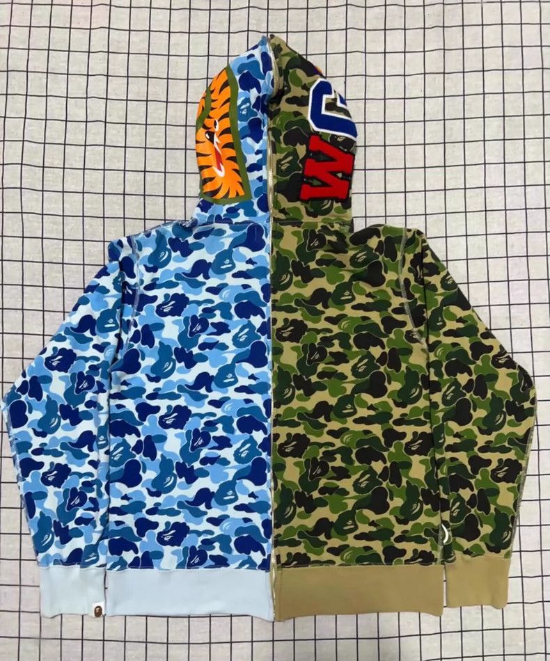 Bape Bape Shark Camouflage Hoodie Jacket Size US L / EU 52-54 / 3 - 2 Thumbnail
