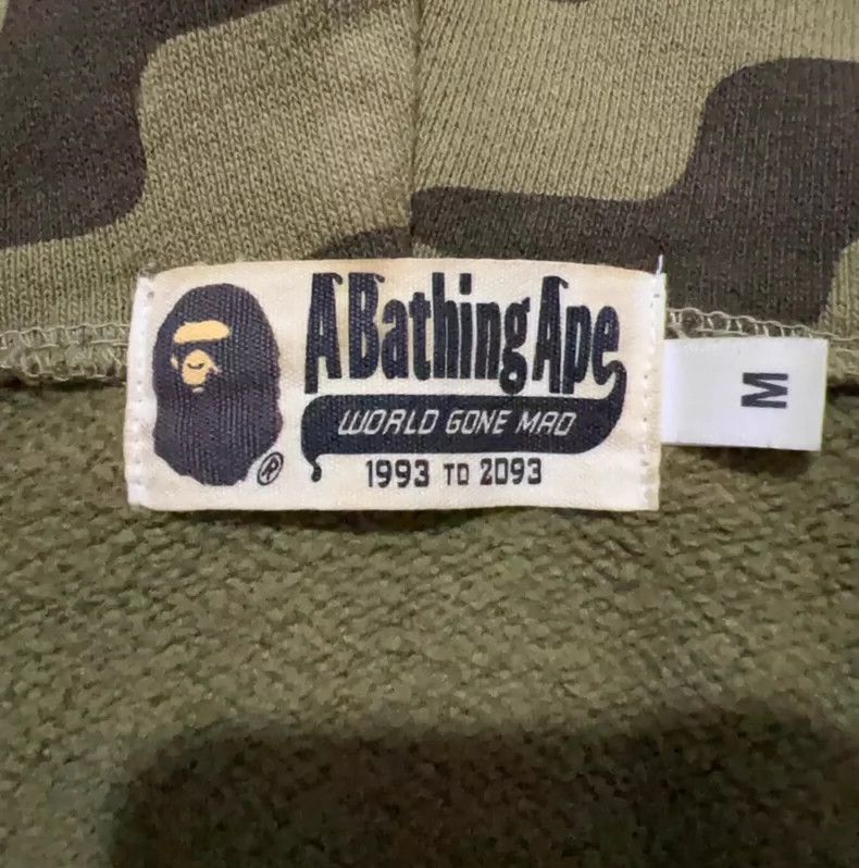 Bape Green Camouflage Zip Hooded Jacket Size US M / EU 48-50 / 2 - 8 Thumbnail