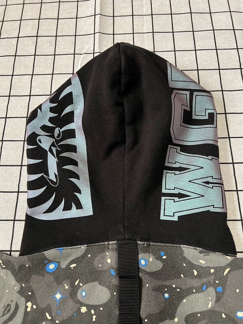 Bape Bape Glow-in-the-Dark Shark Hoodie Jacket Size US XL / EU 56 / 4 - 4 Thumbnail