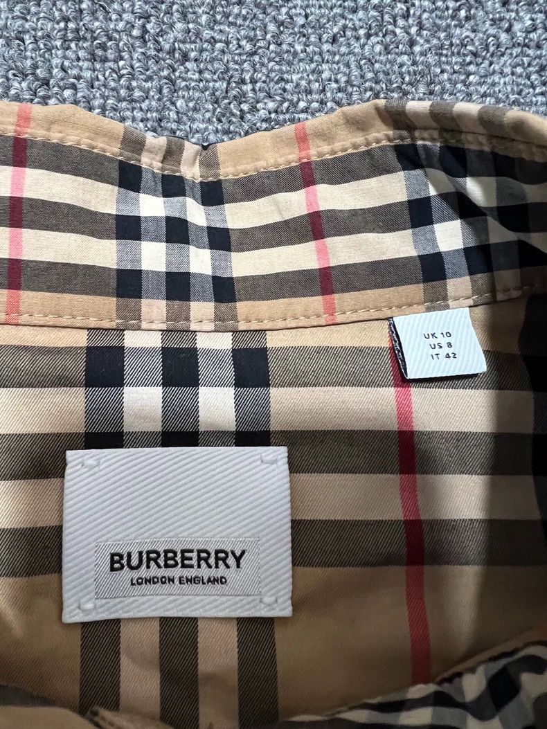 Burberry Burberry Classic Check Long Sleeve Shirt Size US M / EU 48-50 / 2 - 4 Thumbnail