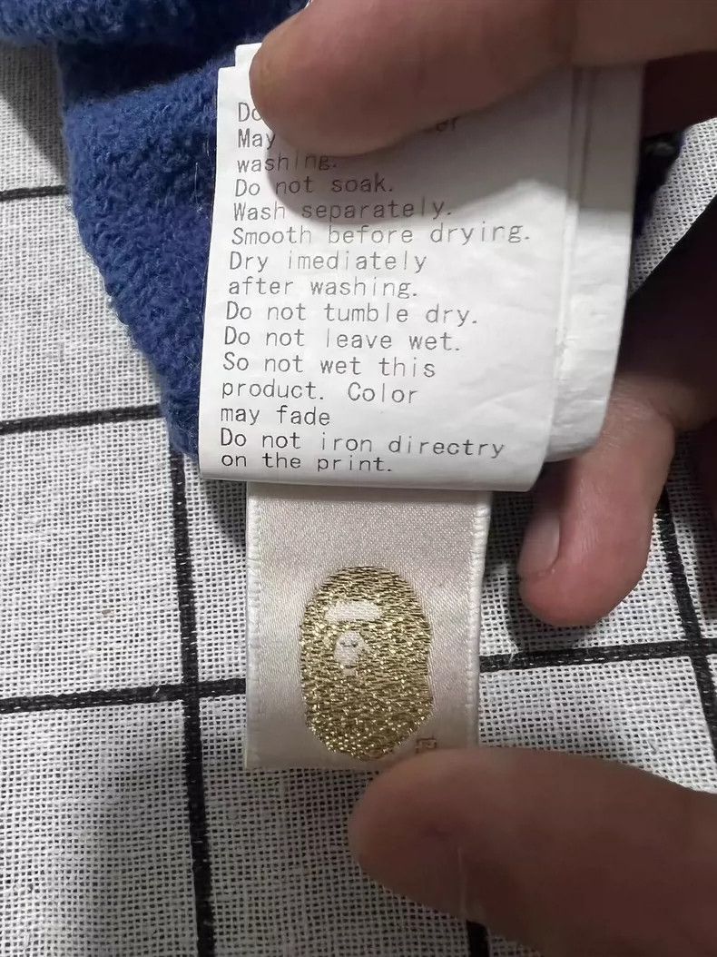 Bape BAPE Blue Camo Zip-Up Hoodie Size US L / EU 52-54 / 3 - 6 Thumbnail