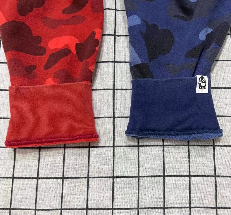 Bape Bape Shark Camo Hoodie Red Blue Size US XL / EU 56 / 4 - 4 Thumbnail