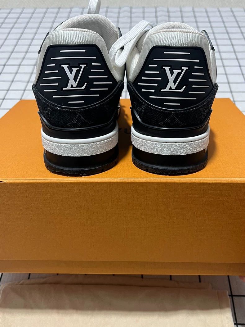 Louis Vuitton Lv Trainer Black White Panda Sneakers UK Size 7 Size US 8.5 / EU 41-42 - 5 Thumbnail