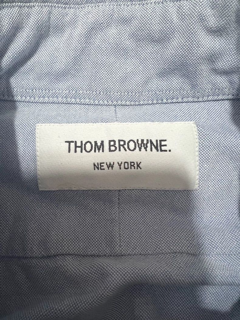 Thom Browne Thom Browne Classic Red Blue Stripe Shirt Size US M / EU 48-50 / 2 - 4 Thumbnail