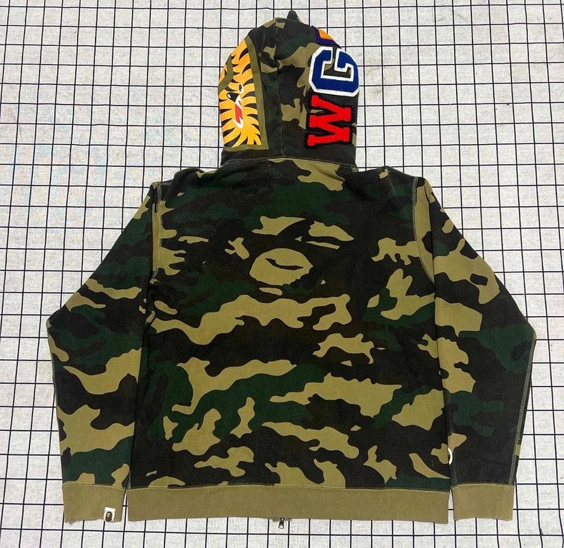 Bape Bape Camouflage Zip-Up Hoodie Size US M / EU 48-50 / 2 - 2 Thumbnail