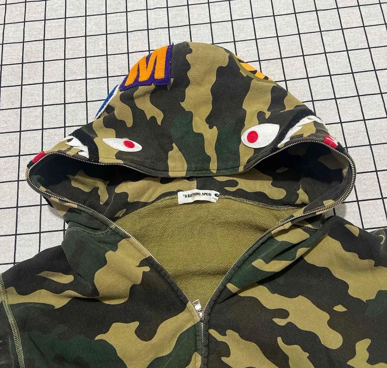 Bape Bape Camouflage Zip-Up Hoodie Size US M / EU 48-50 / 2 - 4 Thumbnail